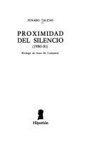 Cover of: Proximidad del silencio: 1980-81