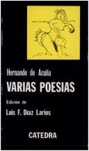 Cover of: Varias poesías