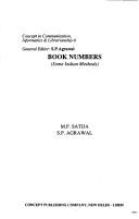 Book numbers by Satija, Mohinder Partap