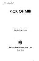 Cover of: Pick of Mir