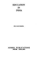 Cover of: Education in India
