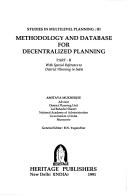 Cover of: Studies in multilevel planning