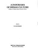 Cover of: A Panorama of Indian culture by edited by K.K. Kusuman.