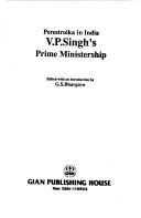 Cover of: Perestroika in India: V.P. Singh's prime ministership