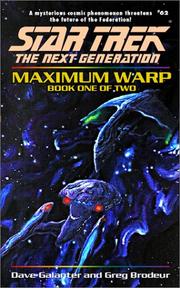 Cover of: Maximum Warp Book 1 by Dave Galanter