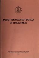 Bahan penyuluhan bahasa di Timor Timur