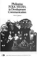 Cover of: Philippine folk media in development communication