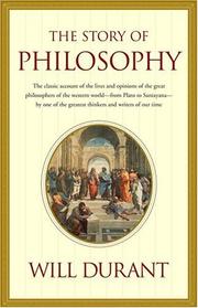 Cover of: Story of Philosophy by Will Durant