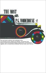 Cover of: Most of P. G. Wodehouse by P. G. Wodehouse