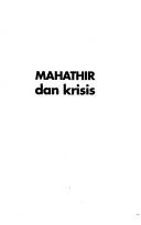 Cover of: Mahathir dan krisis