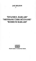 Cover of: İstanbul barları ; Meyhane üzre rûzname ; Bodrum barları