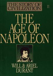 Cover of: The Age of Napoleon by Will Durant, Ariel Durant