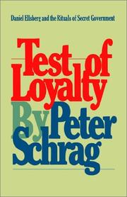 Cover of: Test of Loyalty P
