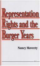 Representation rights and the Burger years by Nancy Maveety
