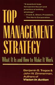 Cover of: Top Management Strategy | Benjamin B. Tregoe