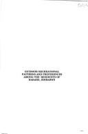 Cover of: Outdoor recreational patterns and preferences among the residents of Harare, Zimbabwe / by Graham Child and Robin Heath.