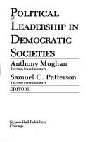 Cover of: Political leadership in democratic societies