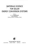 Cover of: Materials science for solar energy conversion systems