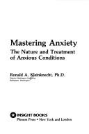 Cover of: Mastering Anxiety
