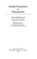 Cover of: Health promotion for pharmacists