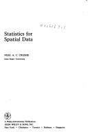 Cover of: Statistics for spatial data