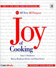 Cover of: The All Purpose Joy of Cooking by Irma S. Rombauer, Ethan Becker, Marion Rombauer Becker