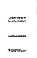 Violent emotions by Suzanne M. Retzinger