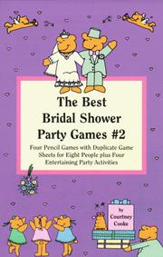 Cover of: The Best Bridal Shower Party Games #2 | Courtney Cooke