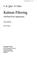 Cover of: Kalman filtering