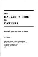 Cover of: The Harvard guide to careers