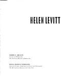 Cover of: Helen Levitt | Sandra S. Phillips