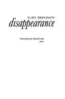 Cover of: Disappearance