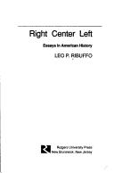 Cover of: Right center left: essays in American history