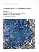 Environmental assessment sourcebook by World Bank. Environment Dept.