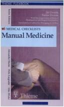 Cover of: Checklist manual medicine by J. Dvořák