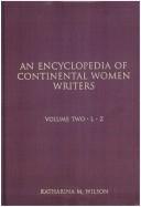 Cover of: An Encyclopedia of continental women writers