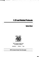 Cover of: X.25 and related protocols by Uyless D. Black