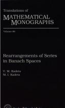 Cover of: Rearrangements of series in Banach spaces