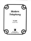 Cover of: Modern telephony