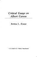 Cover of: Critical essays on Albert Camus