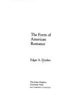 Cover of: The form of American romance