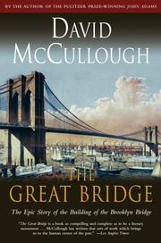 Cover of: The Great Bridge by David McCullough