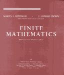 Cover of: Finite mathematics