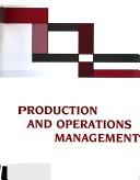 Cover of: Production and operations management by Howard J. Weiss