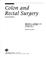 Cover of: Colon and rectal surgery