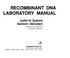 Cover of: Recombinant DNA laboratory manual