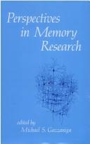 Cover of: Perspectives in memory research