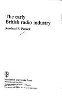 Cover of: The early British radio industry