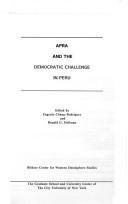 Cover of: APRA and the democratic challenge in Peru