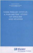 Cover of: Verb phrase syntax: a parametric study of English and Spanish